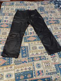 Pantaloni da moto in pelle da donna alpinestar