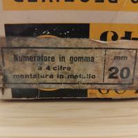 Timbro numeratore in gomma Alfa
