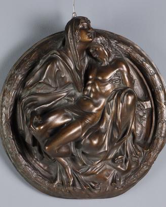 La Pietà Bassorilievo in Bronzo - Metà '900