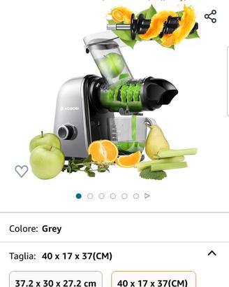 Estrattore frutta e verdura Spremiagrumi elettrico