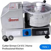    robot cutter sirman  mix frullatore acciaio