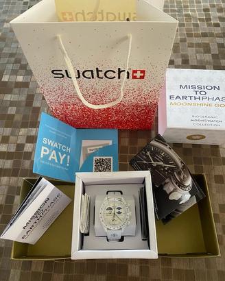 Swatch X Omega Moonswatch Moonshine Gold