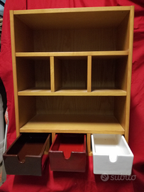 Pensile con cassetti in ceramica