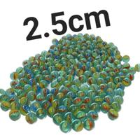 100 biglioni Biglie di vetro 2.5cm anni 70 80 90 