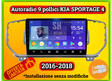 Autoradio carplay Kia Sportage 2016-2019