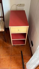 Mobiletto con rotelle
