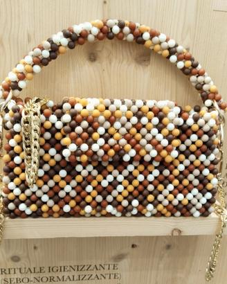 Borsa da sera di perline colorate. Handmade 💛