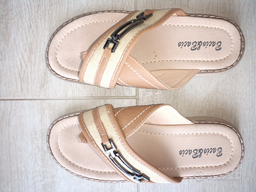 Sandali infradito donna Khaki n° 35