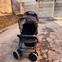 passeggino per i bambini a 2 posti