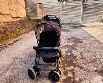 passeggino per i bambini a 2 posti
