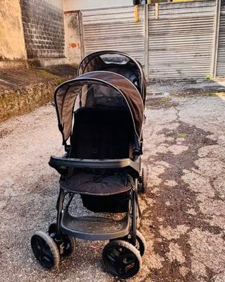passeggino per i bambini a 2 posti