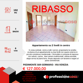 Appartamento in centro su 2livelli con cortile
