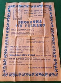 Manifesto goliardico Università di Padova