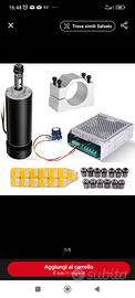 motore per cnc + accessori 