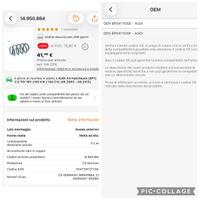 Molle Ammortizzatori+Dischi  Posteriori Audi A3 8p