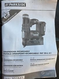 Sparapunti a batteria 