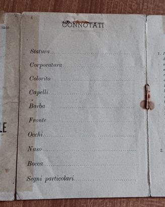 antica licenza porto di fucile 