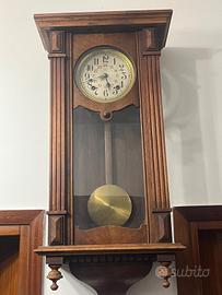 Orologio a pendolo da parete d’epoca – Legno masse