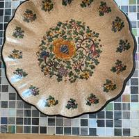 Piatto di  C.A Capanelli in ceramica di Gubbio
