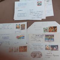 (cartpost6/10)CARTOLINE POSTALI, FOGLIETTI RICORDO