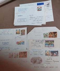 (cartpost6/10)CARTOLINE POSTALI, FOGLIETTI RICORDO