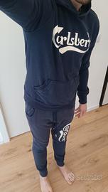 Tuta completa Carlsberg con cappuccio TG L