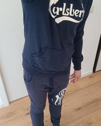 Tuta completa Carlsberg con cappuccio TG L