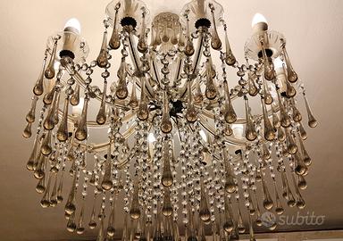 Lampadario di Murano fine anni '70