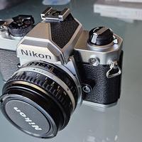 nikon fm + 50mm f 1:1.8