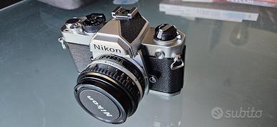 nikon fm + 50mm f 1:1.8