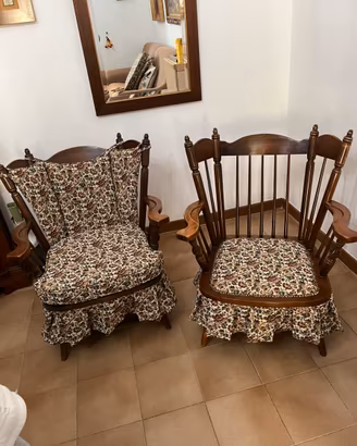 Sedie a dondolo anni  70