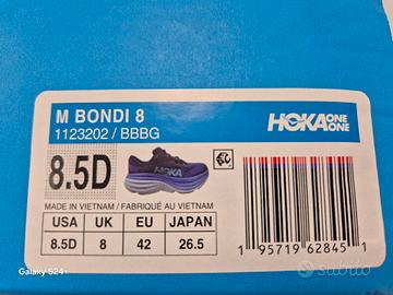 hoka bondi 8, misura 42
