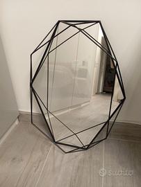 Specchio umbra ovale design