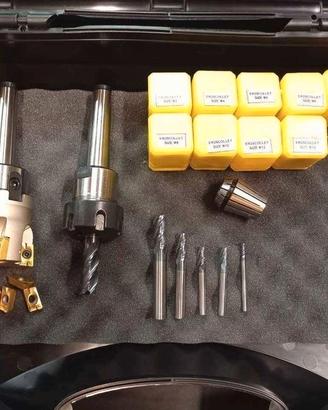 SET FRESATURA per Tornio Fresa Trapano Fresa MT2