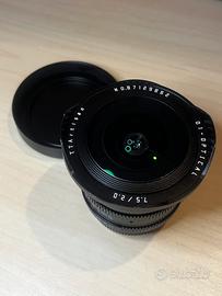 Obiettivo TTArtisan 7.5mm f/2 - Micro4/3 (MFT)