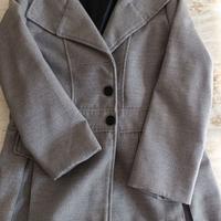 Cappottino elegante caban grigio made in Italy