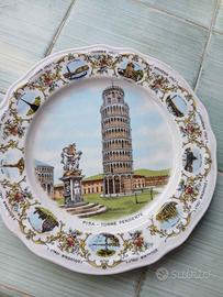 Splendido piatto souvenir vintage da collezione