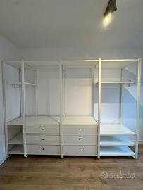 Cabina armadio aperta