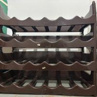 Cantinetta vino portabottiglie in plastica