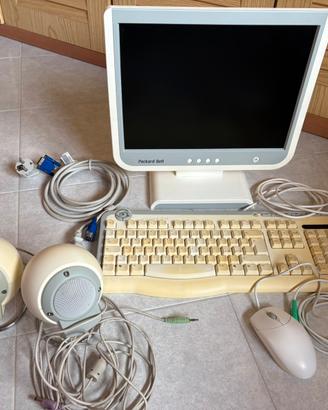 Monitor,tastiera,altoparlanti, mouse Packard Bell