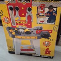 Gioco Tavolo lavoro attrezzi bambini 