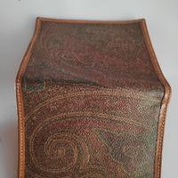 Elegante portafoglio bifold Etro vintage in pelle