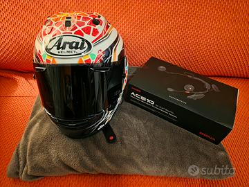 ARAI RX-7V EVO Gp Nakagami + interfono Sena AC-S10