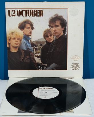U2 OCTOBER LP Vinile *EX-/EX/EX-* 1981 UK RaRo