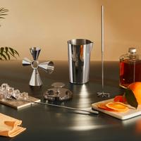 Set Barman 5 pezzi  Tending box marchio Alessi