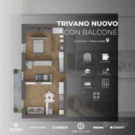 Elegante trivano zona Palazzo Doglio