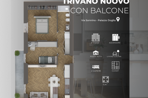 Elegante trivano zona Palazzo Doglio