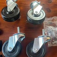 Ruote nuove per carrello o scaffale