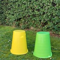 Set Sgabelli giardino impilabili