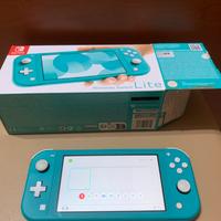 Nintendo Switch lite turchese